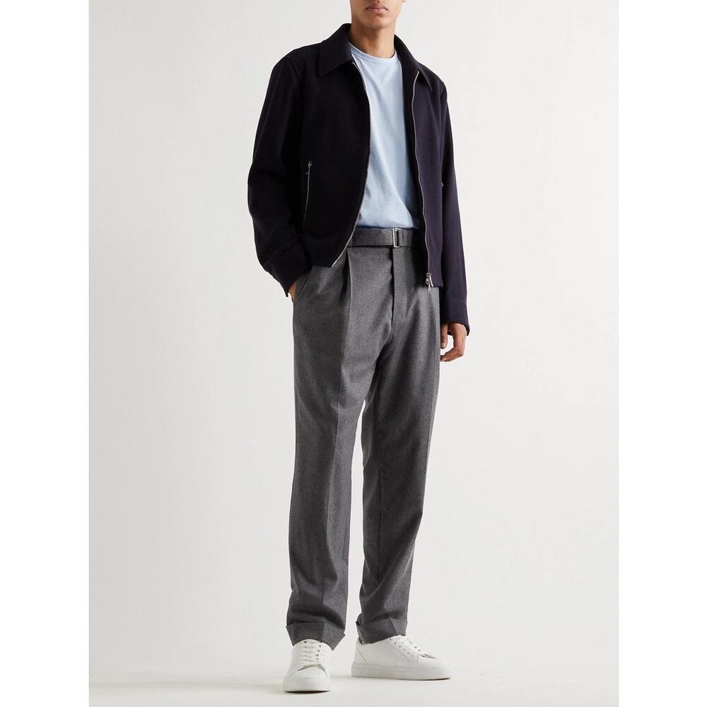 Mr P. Cashmere & Virgin Wool Blend Blouson Jacket